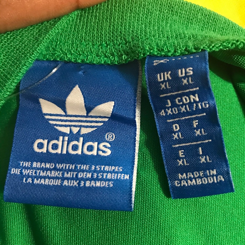 Adidas XL green trefoil tank top - Picture 4 of 4